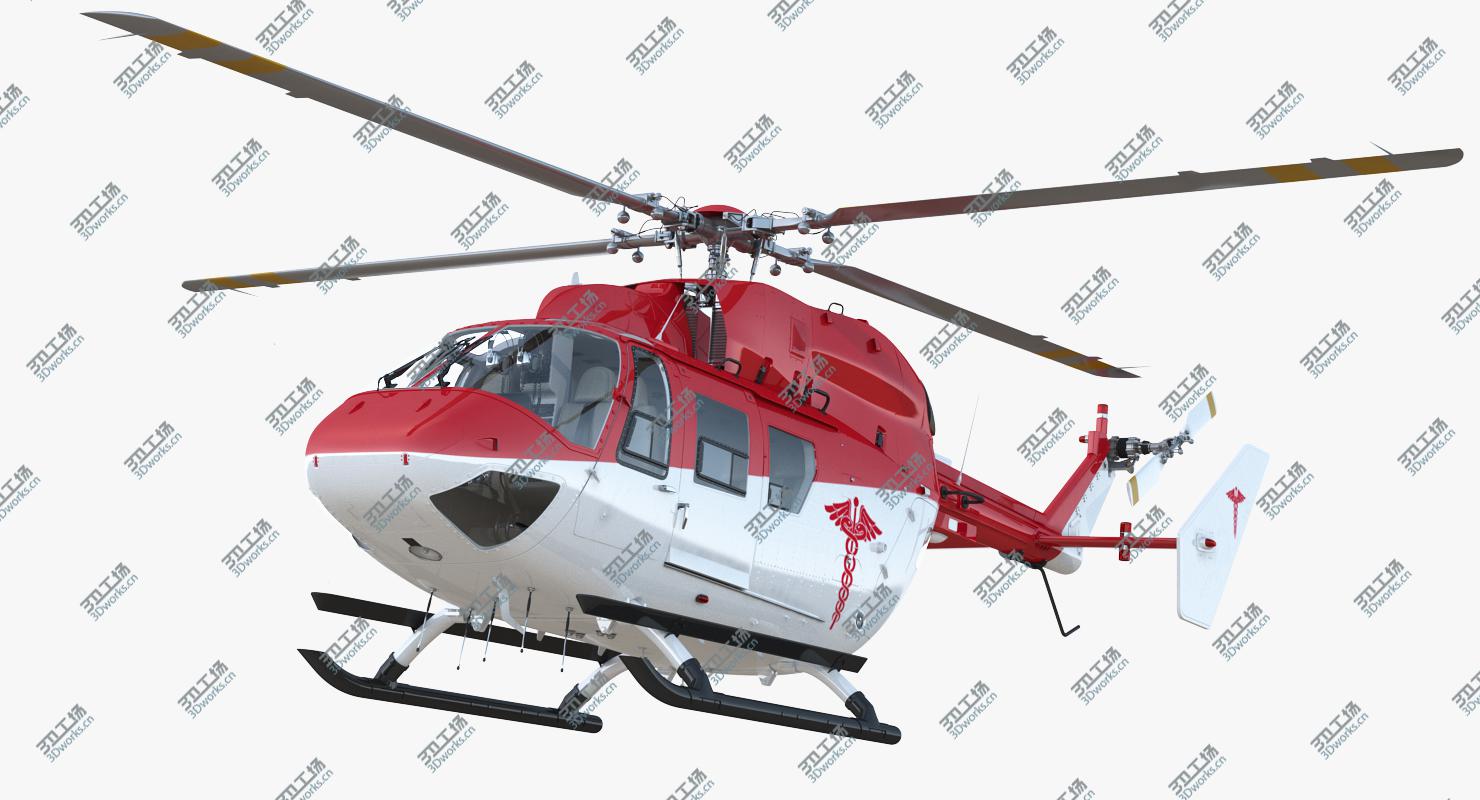 images/goods_img/2021040163/3D model Kawasaki BK 117 Air Ambulance Helicopter Rigged/2.jpg